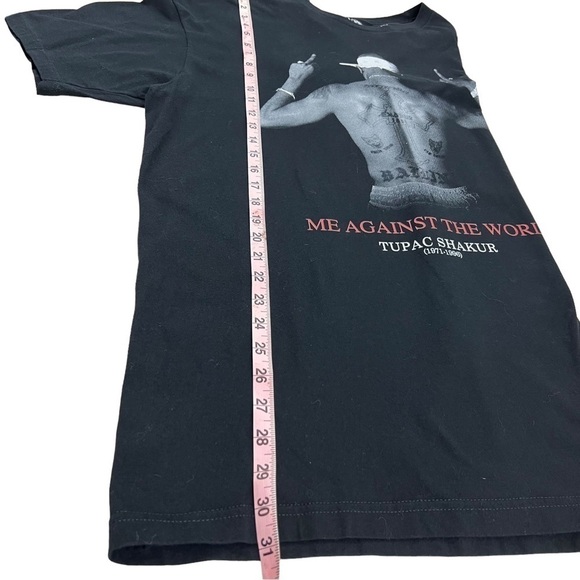 Tupac Shakur Mens XL Black Graphic T-Shirt 2014 Memorial 2Pac 2014 100% Cotton - Picture 6 of 7